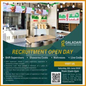 Galadari Food And Beverage Vacancy