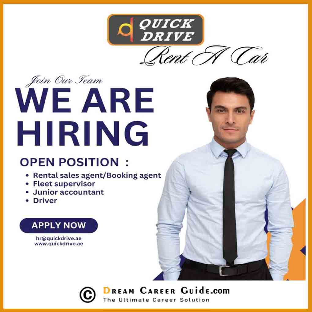 Quick Drive Rent a Car Careers | Latest Gulf Vacancy