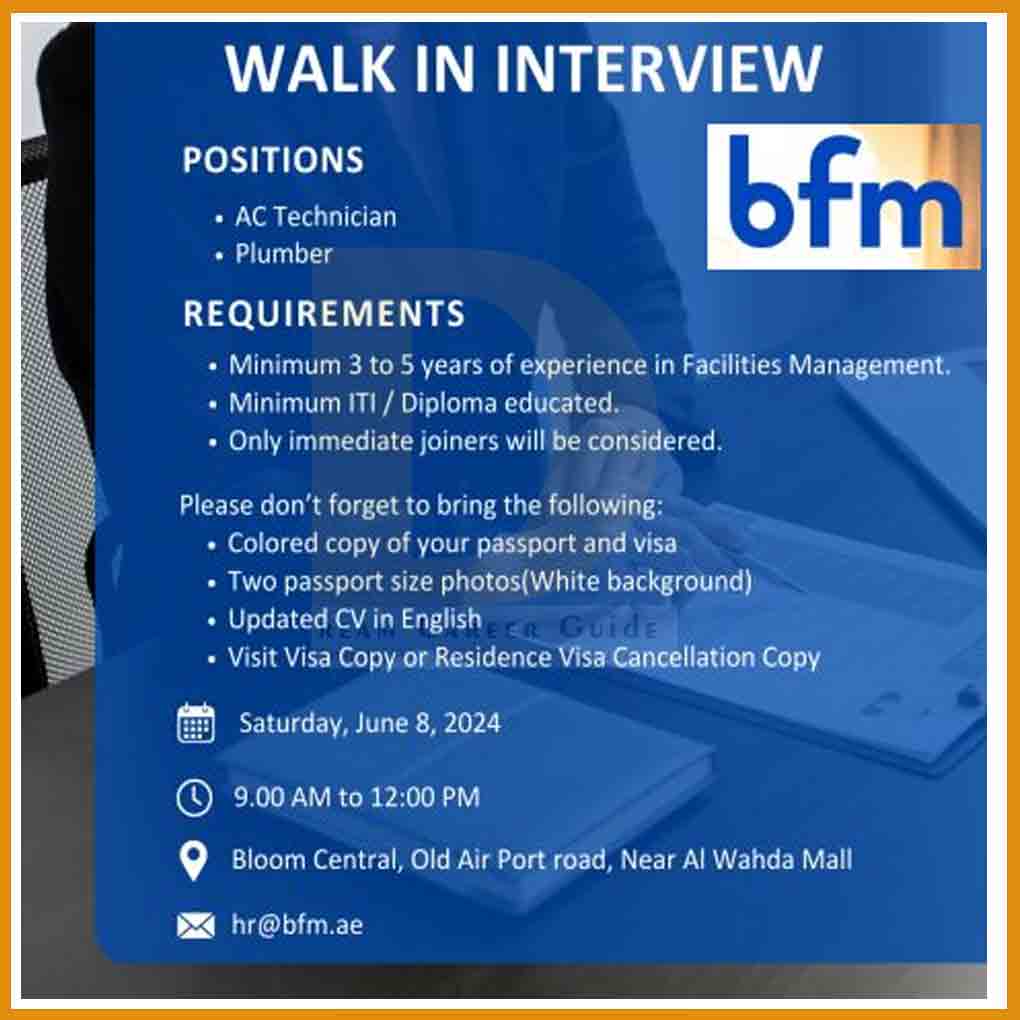 Bloom Facilities Management Careers | Jobs In Dubai