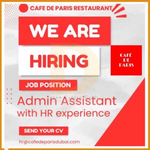 Cafe de Paris Restaurant Jobs 