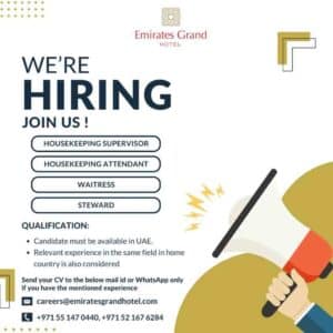 Emirates Grand Vacancy