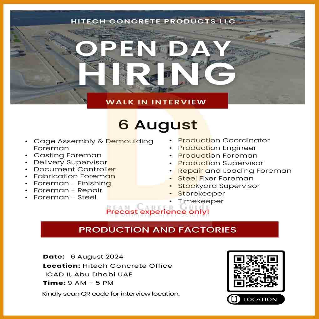Trojan Construction Group Jobs | Latest Abu Dhabi Jobs