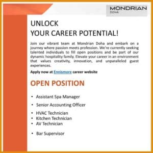 Mondrian Hotel Doha Careers