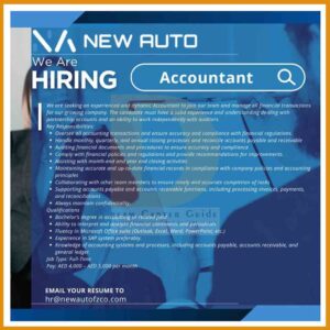 New Auto FZCO UAE Careers Openings