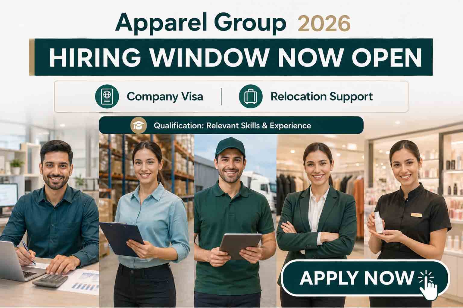Apparel Group Jobs : Apply for Retail, Fashion & F&B Careers