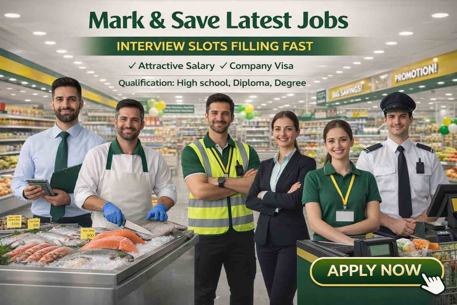 Mark & Save UAE Jobs | Apply Now for Supermarket Jobs in Gulf
