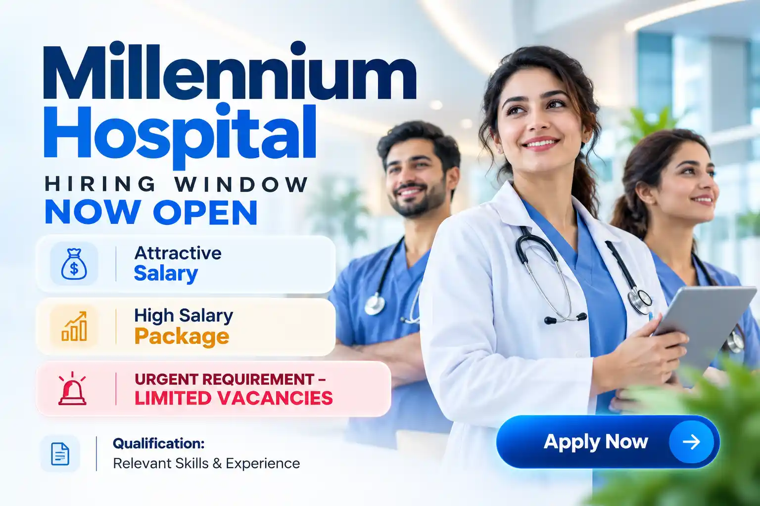Millennium Hospital Jobs : Apply for Healthcare & Medical Careers in Abu Dhabi