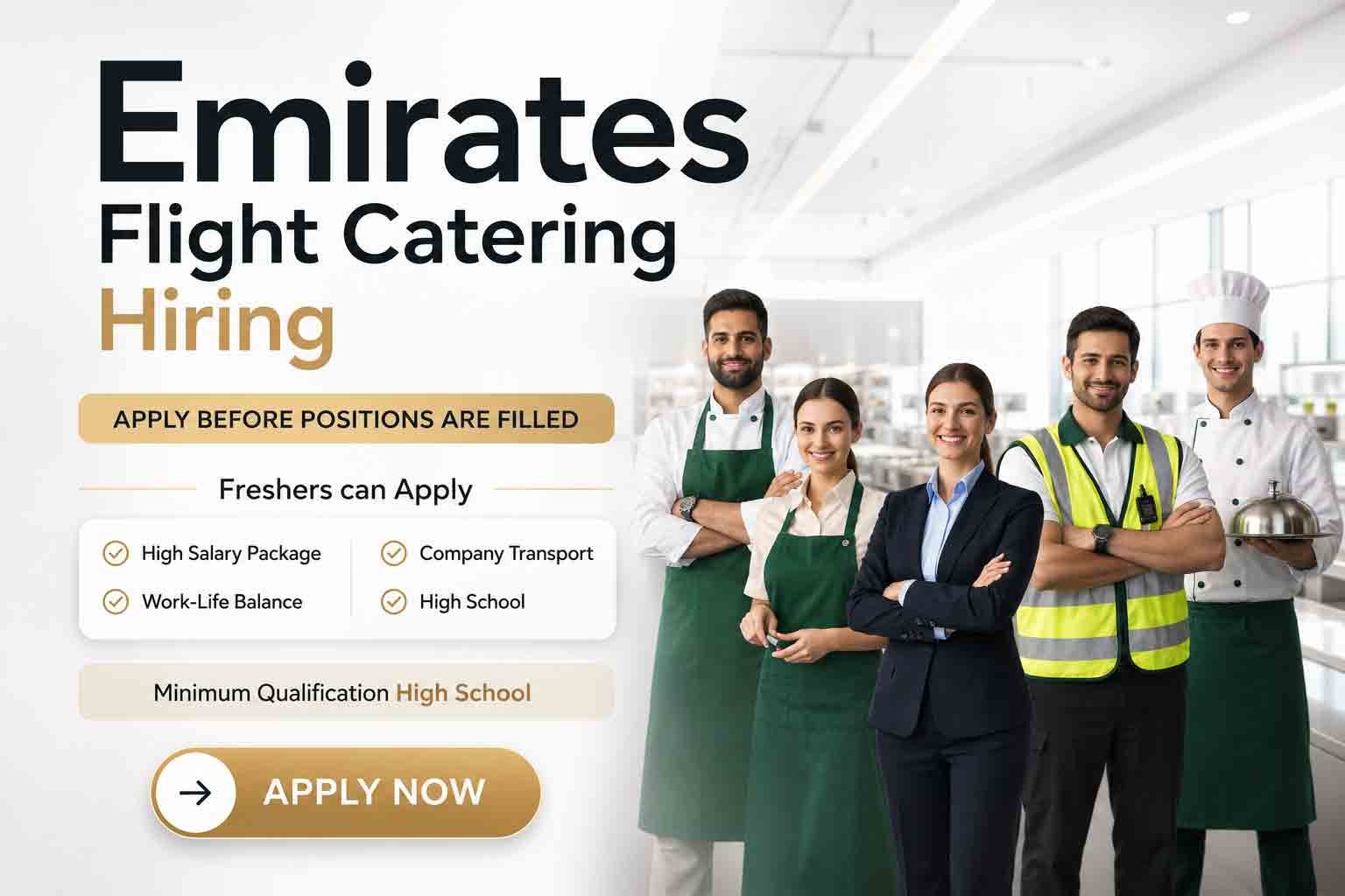 Emirates Flight Catering Jobs Dubai | High Salary Careers in UAE