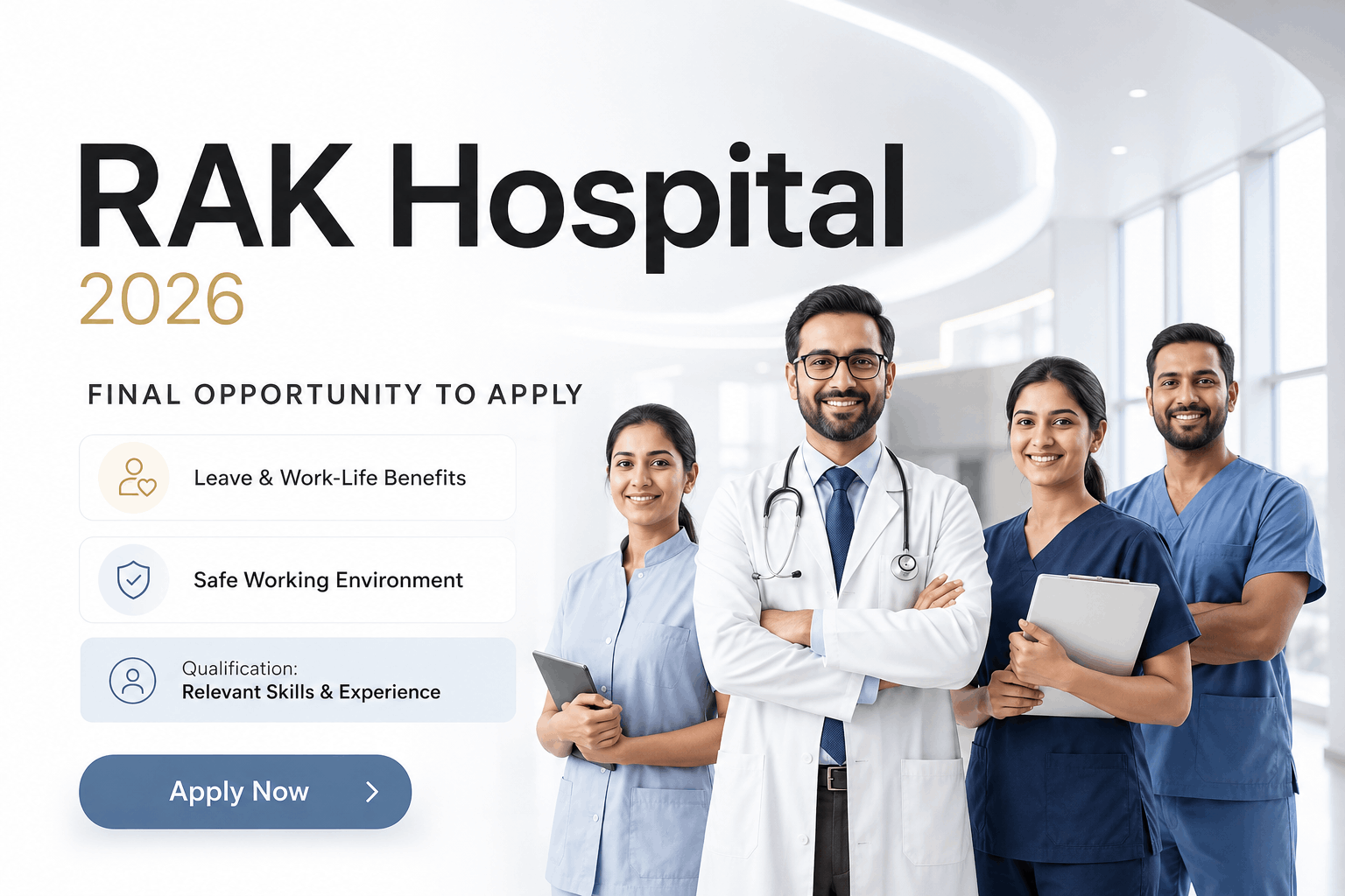 RAK Hospital Jobs: Apply for Latest Healthcare and Nursing Vacancies in Ras Al Khaimah