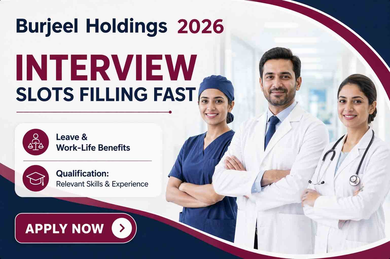 Burjeel Holdings Jobs: Latest Healthcare Vacancies & Job Openings 2026