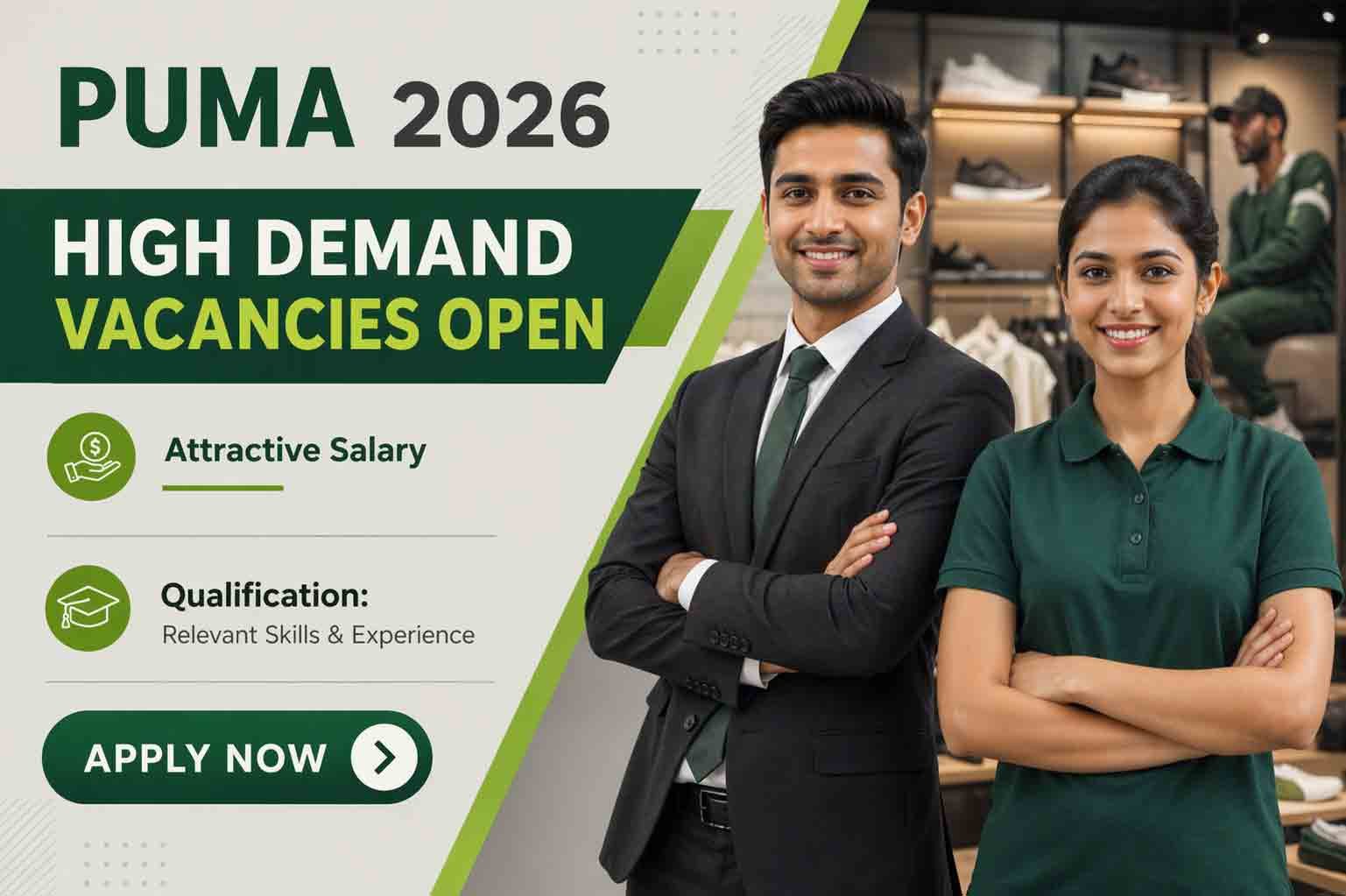 PUMA Jobs: Hiring Store Managers in Dubai & Riyadh 2026