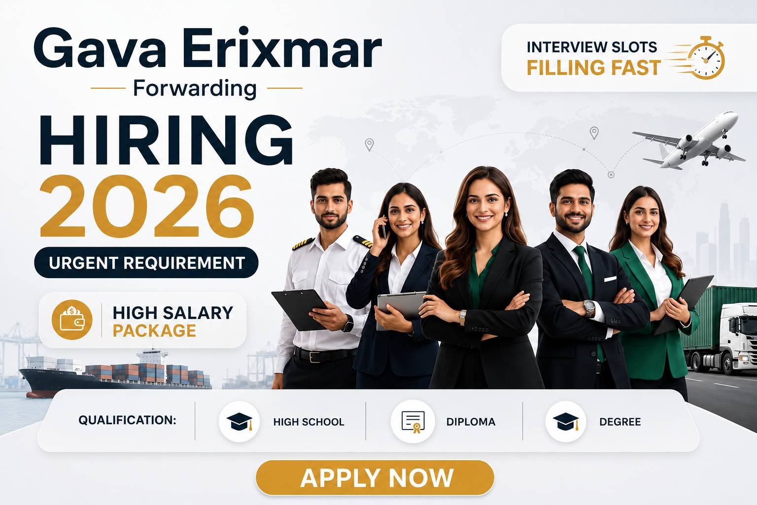 Gava Erixmar Forwarding LLC Jobs : Logistics Careers Dubai