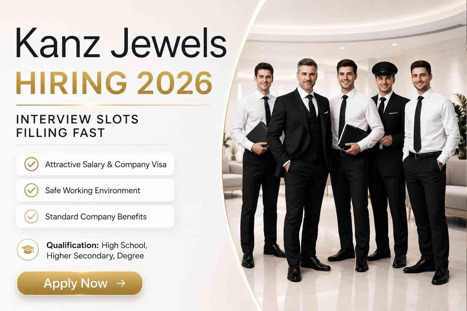 Kanz Jewels Jobs : Gold & Diamond Retail Careers Dubai