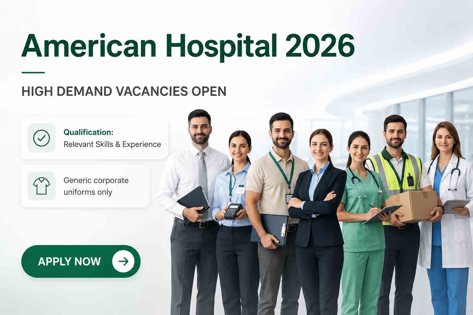 Job Vacancies in American Hospital Jobs | Jobs in Gulf Countries