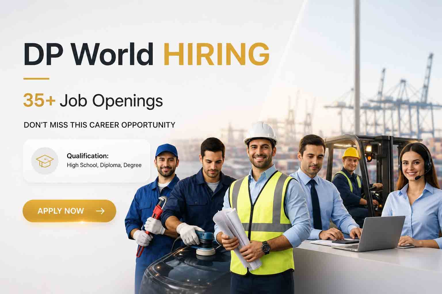 DP World Dubai Jobs: Latest Job Vacancies Announced in UAE | DP Careers