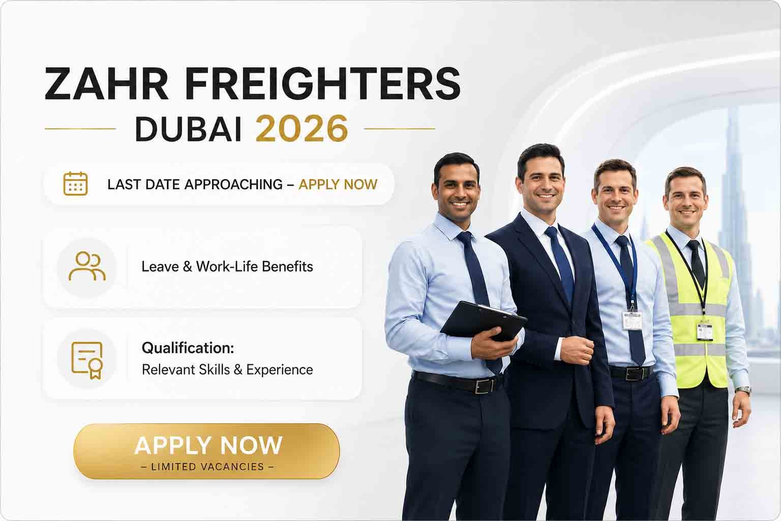 Zahr Freighters Dubai Jobs: High Salary Logistics & Freight Jobs UAE 2026