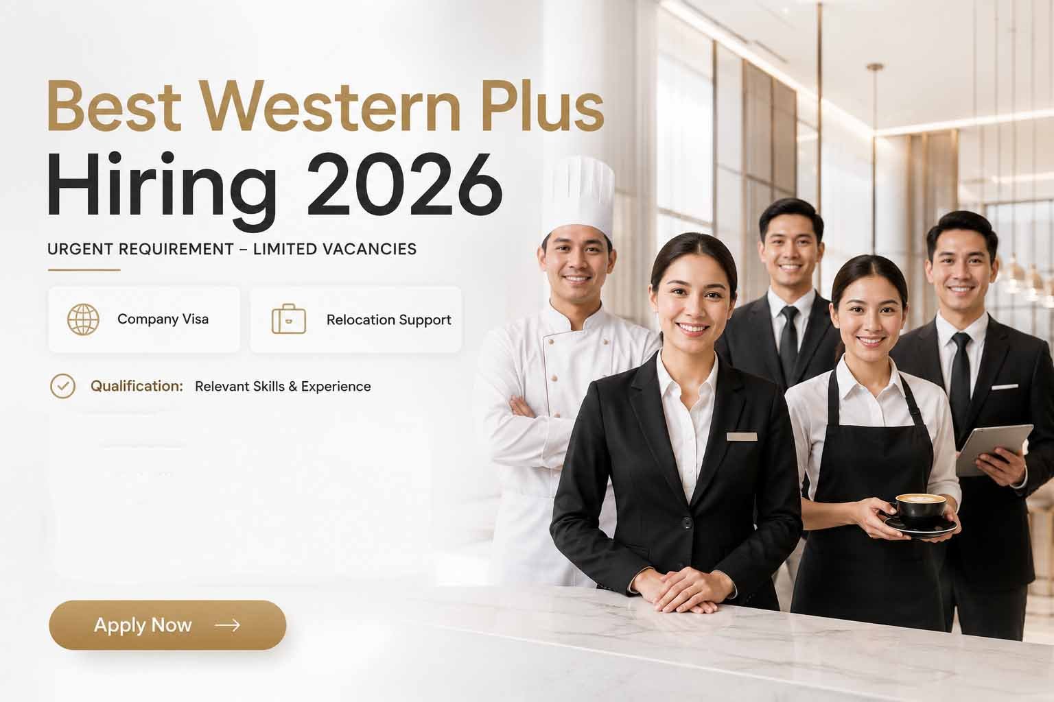 Best Western Plus Jobs: Apply for Hospitality & Hotel Vacancies in UAE