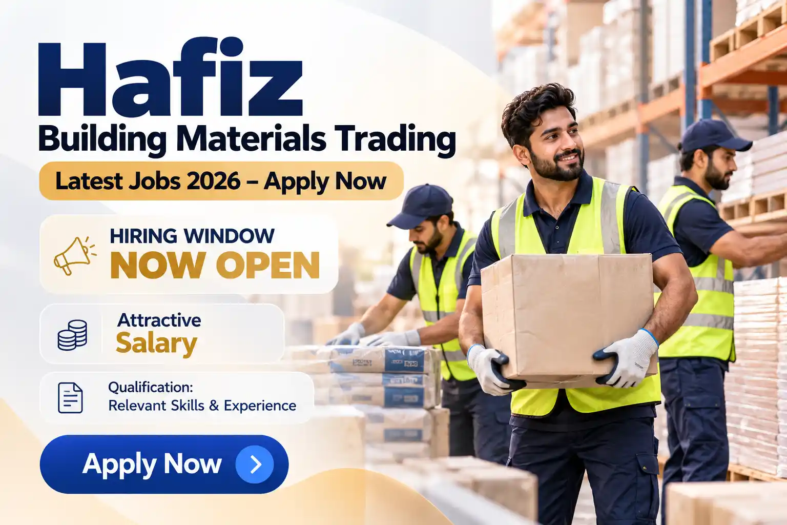 Hafiz Building Materials Trading Jobs : Apply for Sales and Accounting Careers