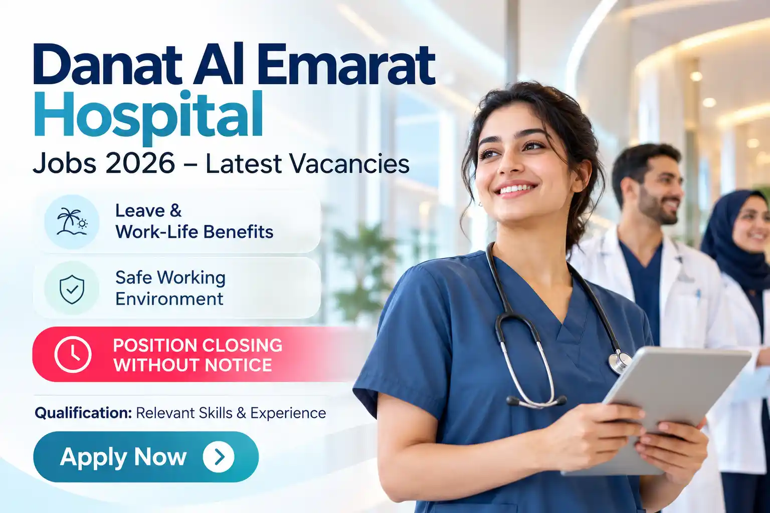 Danat Al Emarat Hospital Jobs | High Salary Healthcare & Nursing Careers UAE 2026