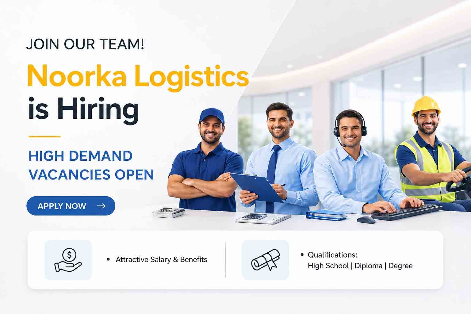 Noorka Logistics Dubai Jobs | High Salary Logistics Jobs in UAE 2026