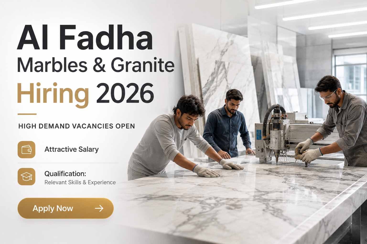 Al Fadha Marbles & Granite Jobs: Latest Careers in Sharjah