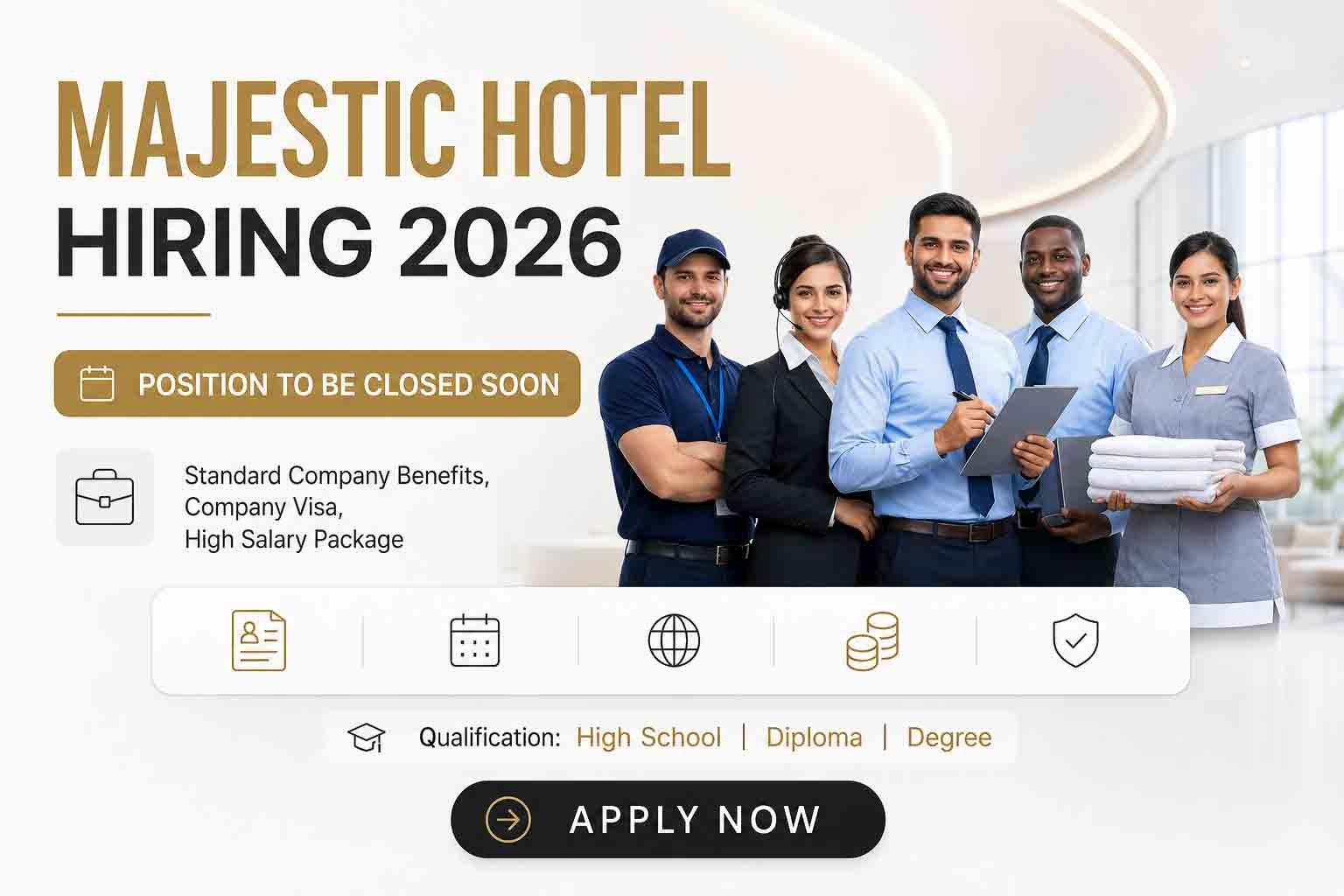 Majestic Hotel Jobs | Latest UAE Jobs