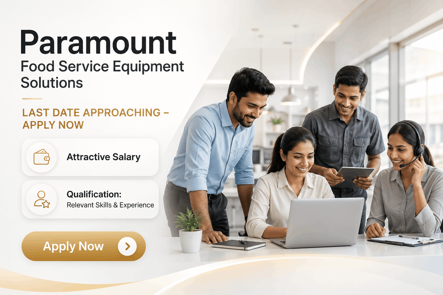 Paramount Food Service Equipment Solutions Jobs : High-Salary Commercial Kitchen Careers