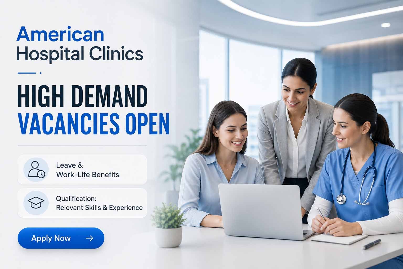 American Hospital Clinics Jobs:Apply for Latest Careers in Healthcare