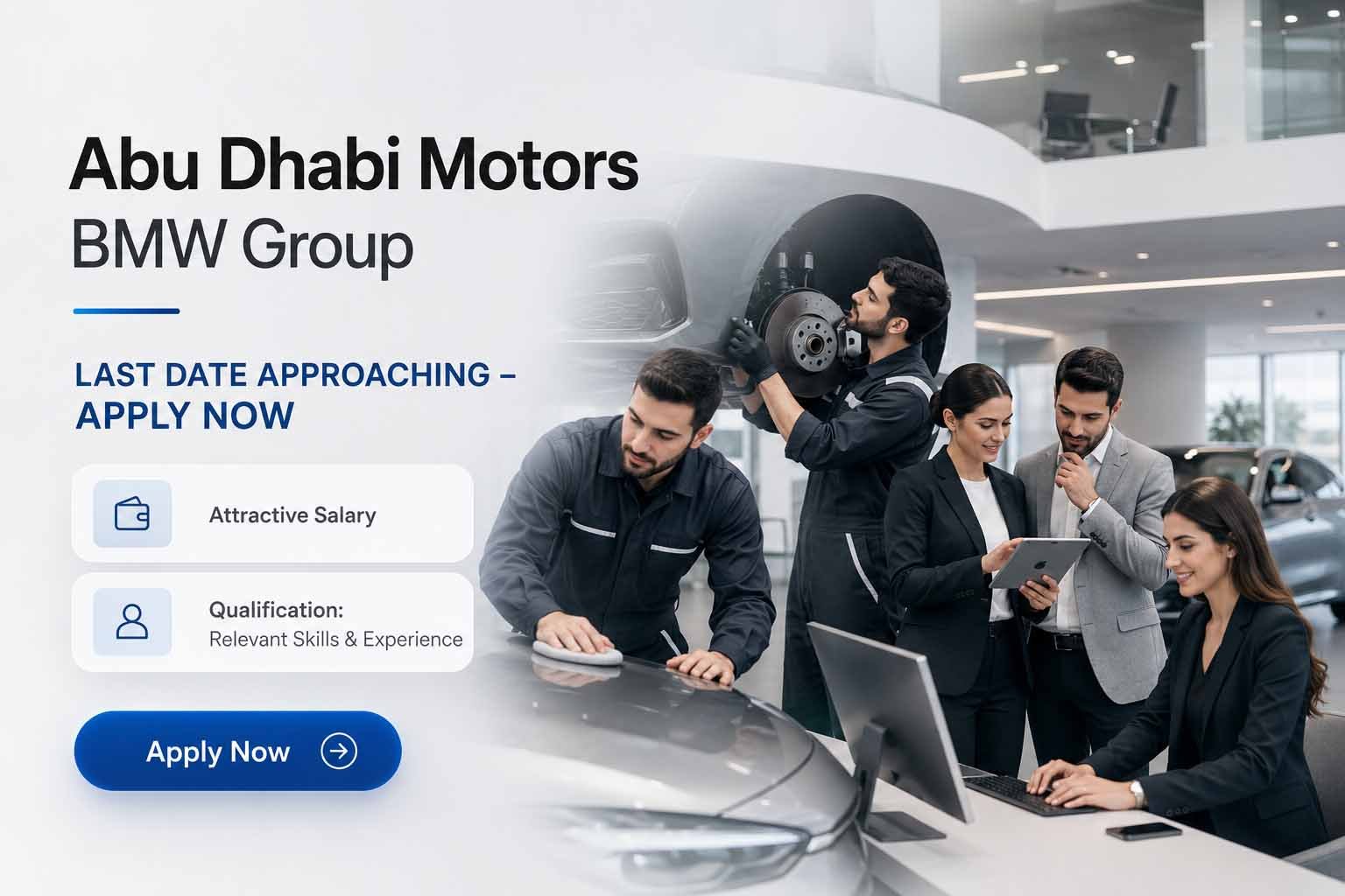 Abu Dhabi Motors BMW Group Jobs: Career Opportunities