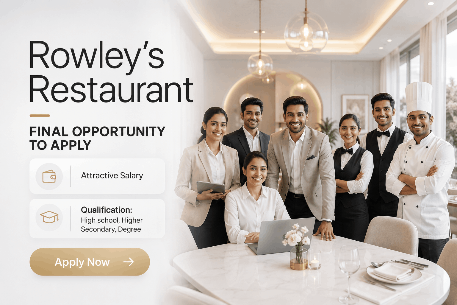 Rowley’s Restaurant Jobs:Logistics, Warehouse & Cargo Vacancies in Dubai
