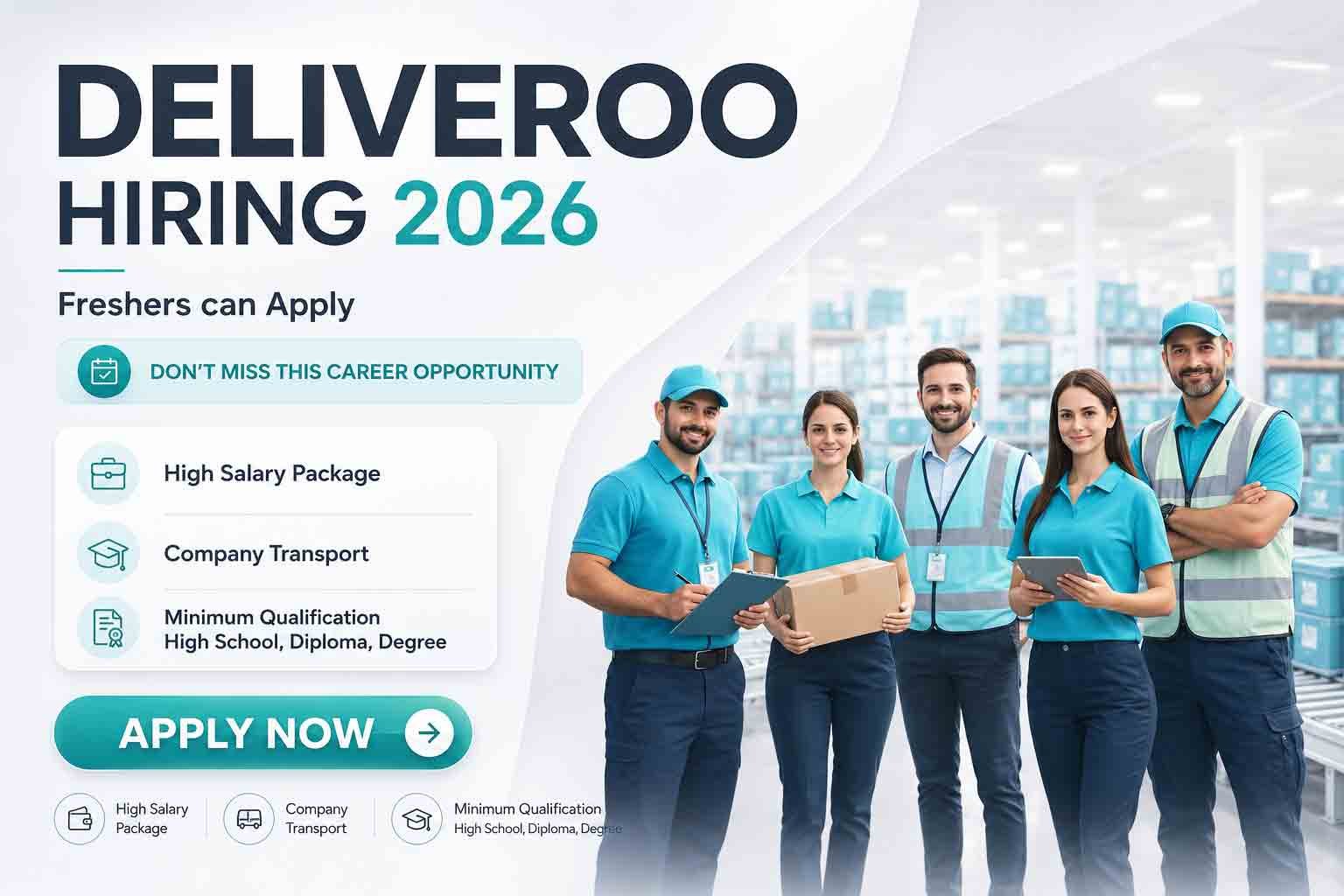Deliveroo Jobs | High Salary Delivery, Rider & Corporate Careers 2026