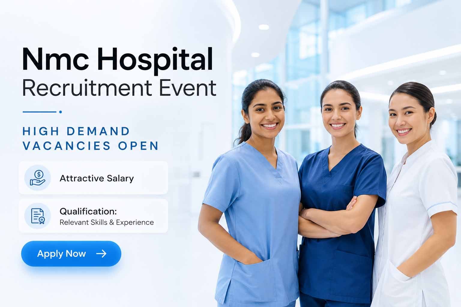 Nmc Hospital Recruitment Event Jobs:High-Salary Specialist & Consultant Jobs