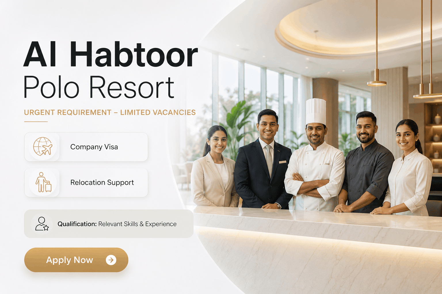 Al Habtoor Polo Resort Jobs : Luxury Hotel & Staff Vacancies in Dubai