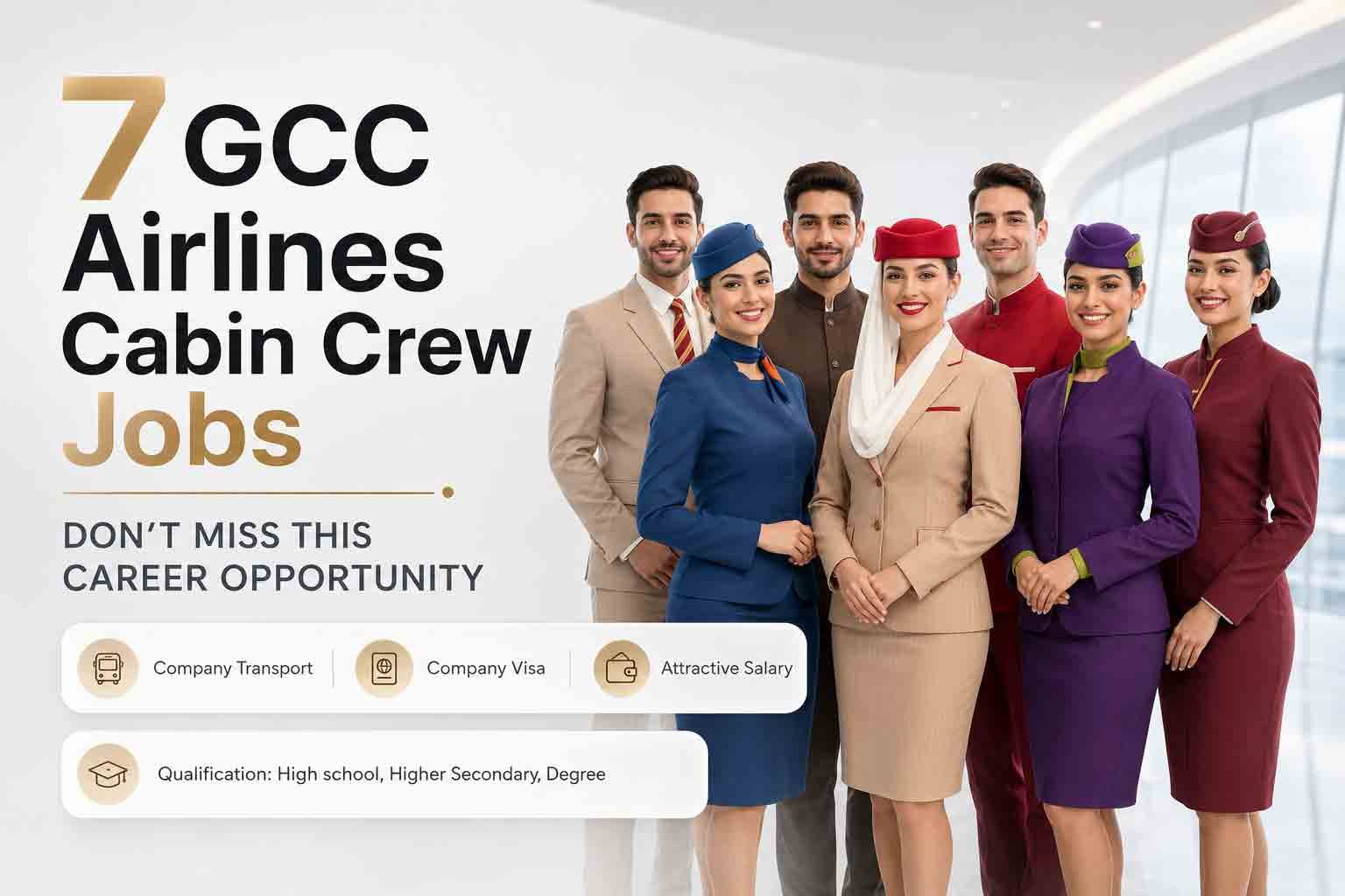 7 Airline Companies Hiring Cabin Crew | High-Paying Jobs After High School