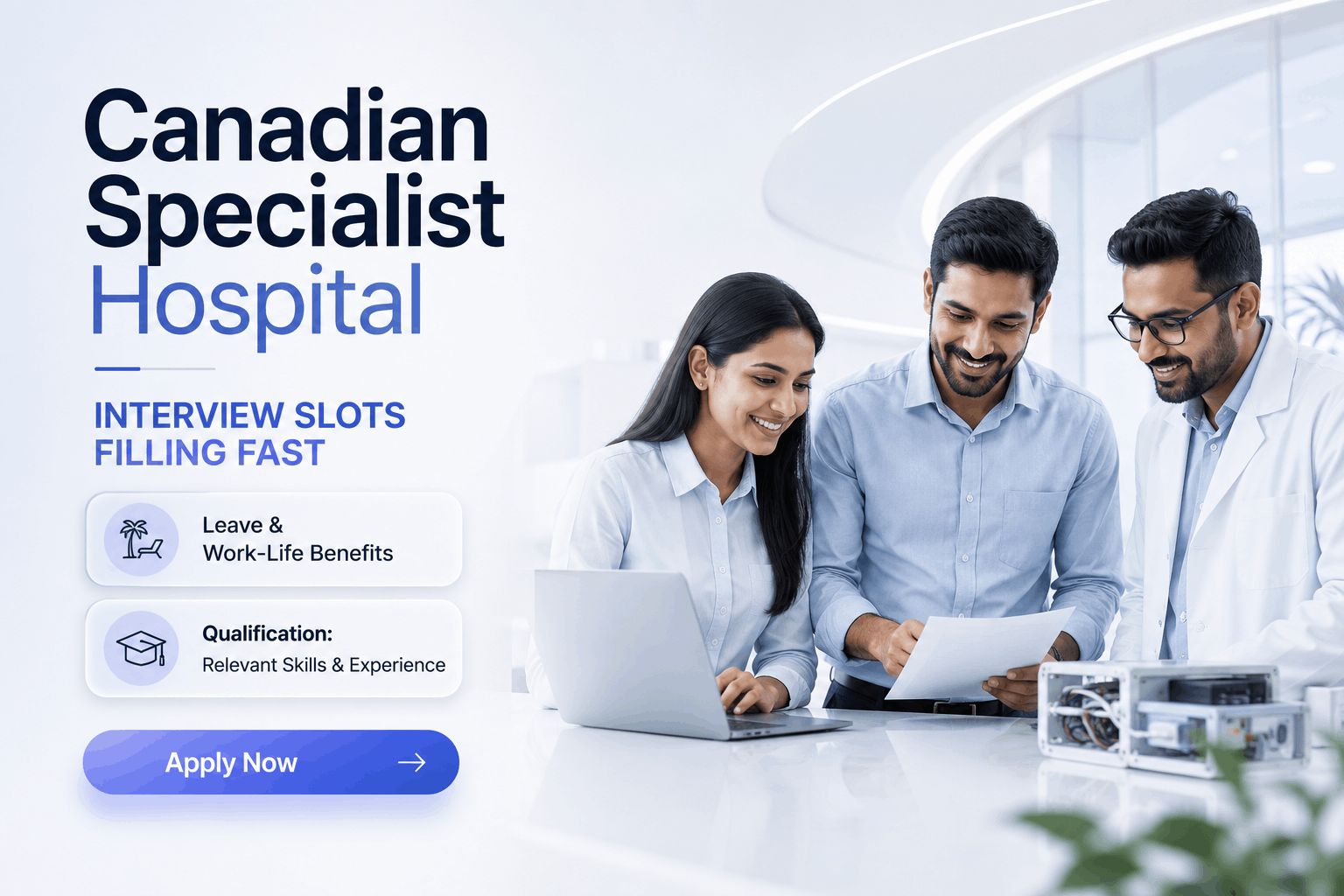 Canadian Specialist Hospital Jobs:Hospital Staff & Nurse Vacancies in Dubai