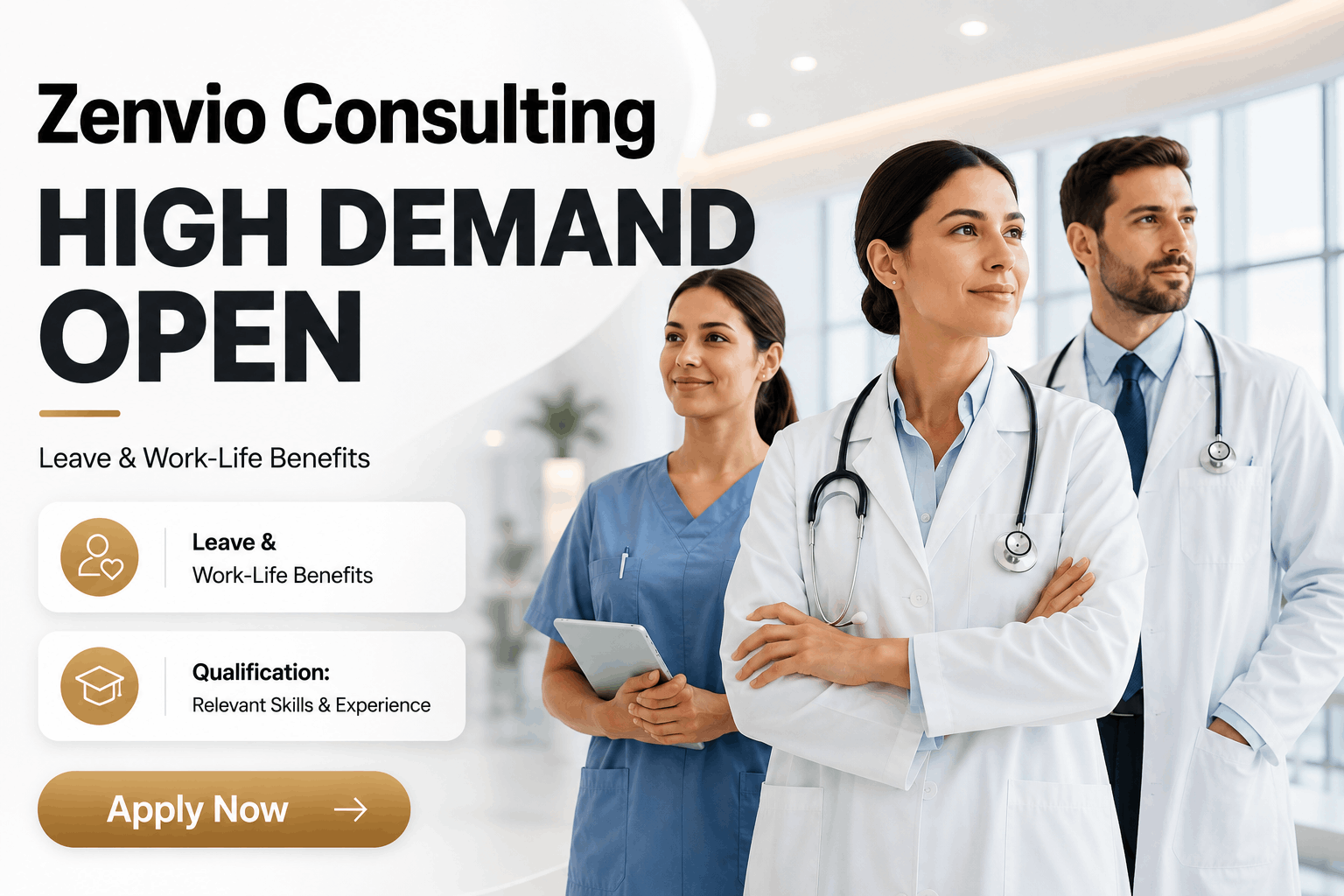 Zenvio Consulting Jobs : Healthcare, Recruitment & Digital Staff Vacancies