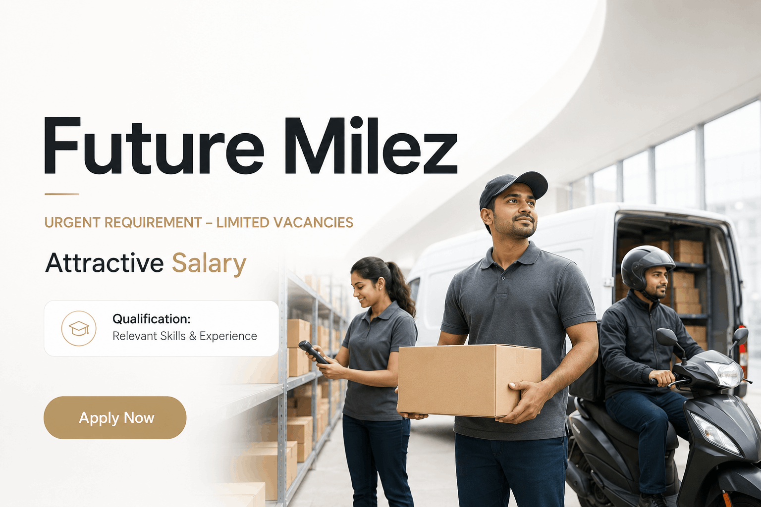 Future Milez Jobs : Delivery Driver, Dispatcher & Warehouse Vacancies
