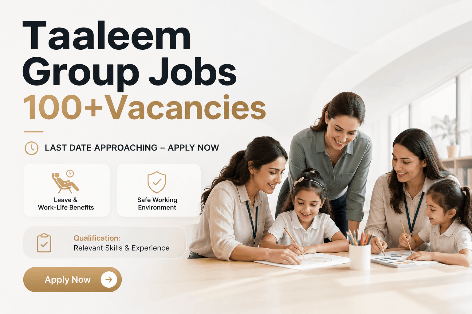 Taaleem Group Jobs : Teaching Assistant, Admin & Support Vacancies