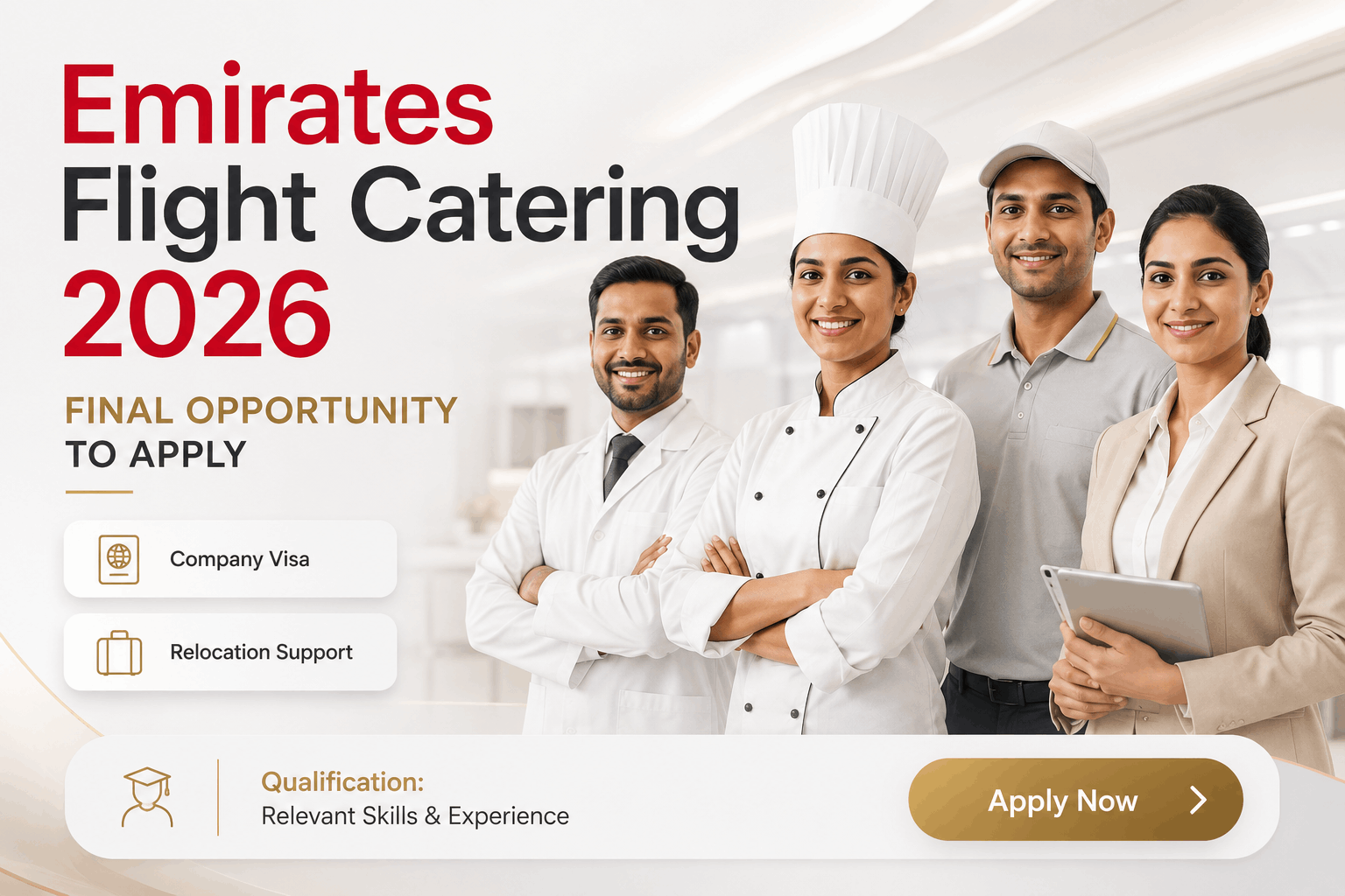 Emirates Flight Catering Jobs Dubai | High Salary Careers in UAE