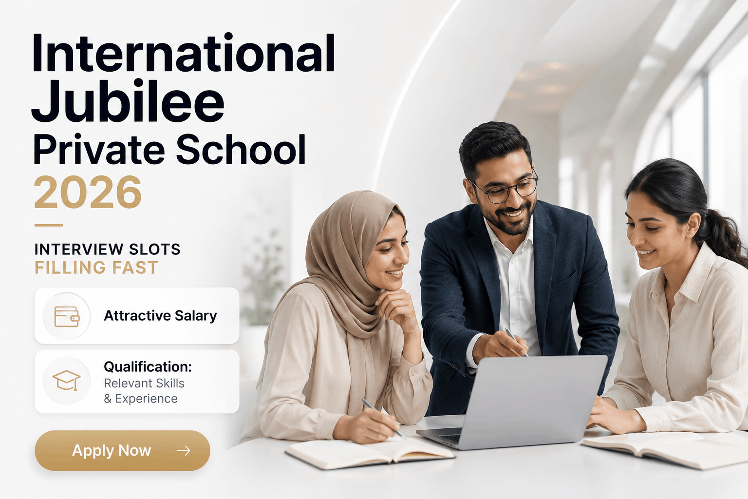 International Jubilee Private School Jobs: Homeroom, Subject & Admin Vacancies