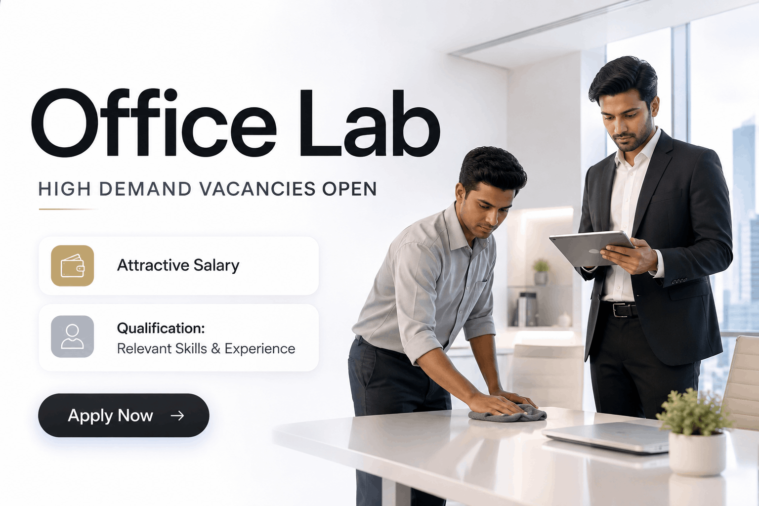 Office Lab Jobs : Lab Technician, Assistant & Admin Staff Vacancies