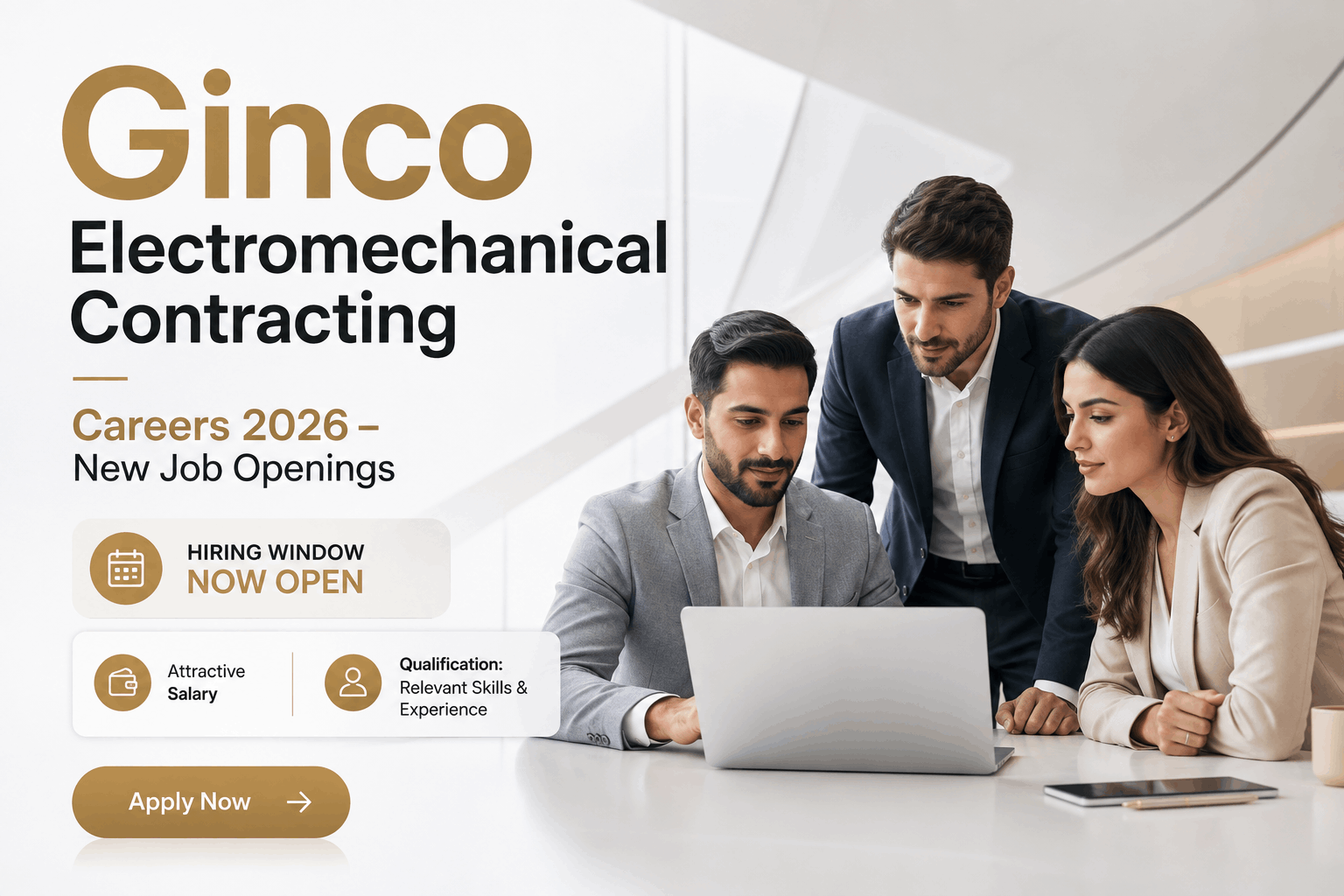 Ginco Electromechanical Contracting LLC Jobs | Latest MEP Vacancies, Salary Packages & Apply Online