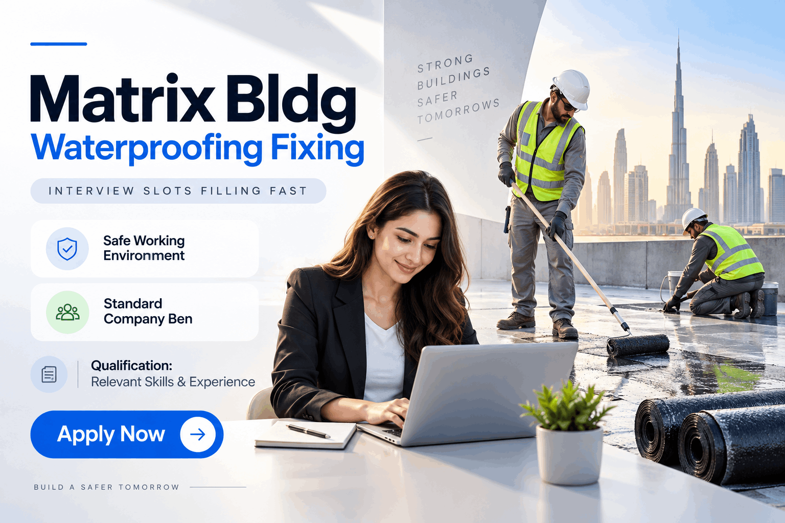 Matrix Bldg Waterproofing Fixing Jobs :