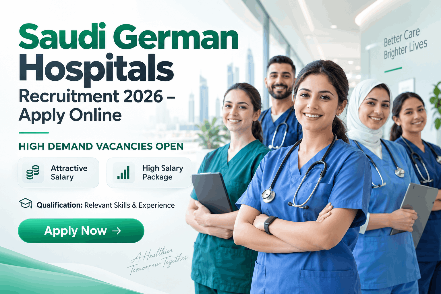 Saudi German Hospitals Jobs : Nursing, Allied Health & Admin Roles