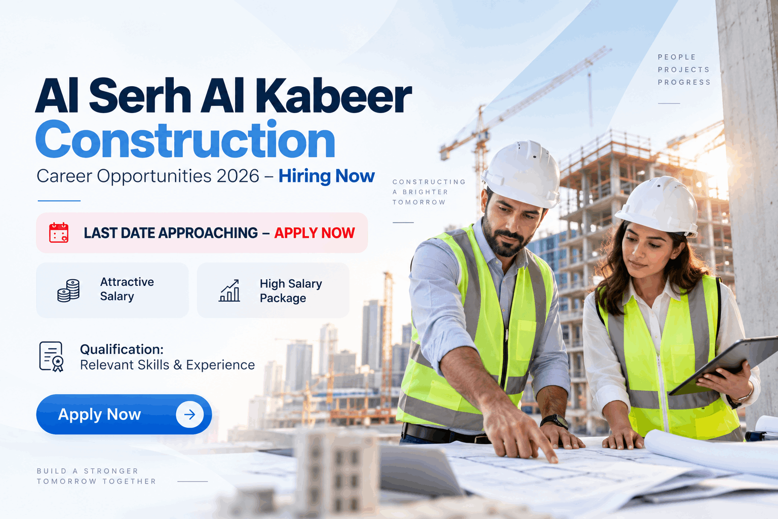 Al Serh Al Kabeer Construction Jobs : Civil Foreman, Engineer & Admin Roles
