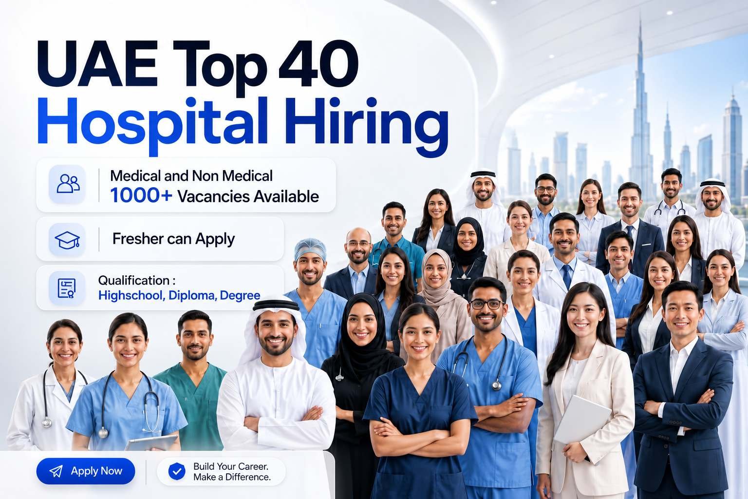 Healthcare UAE Jobs: Complete Guide to Medical & Non-Medical 40 Hospital Careers in UAE October 2026