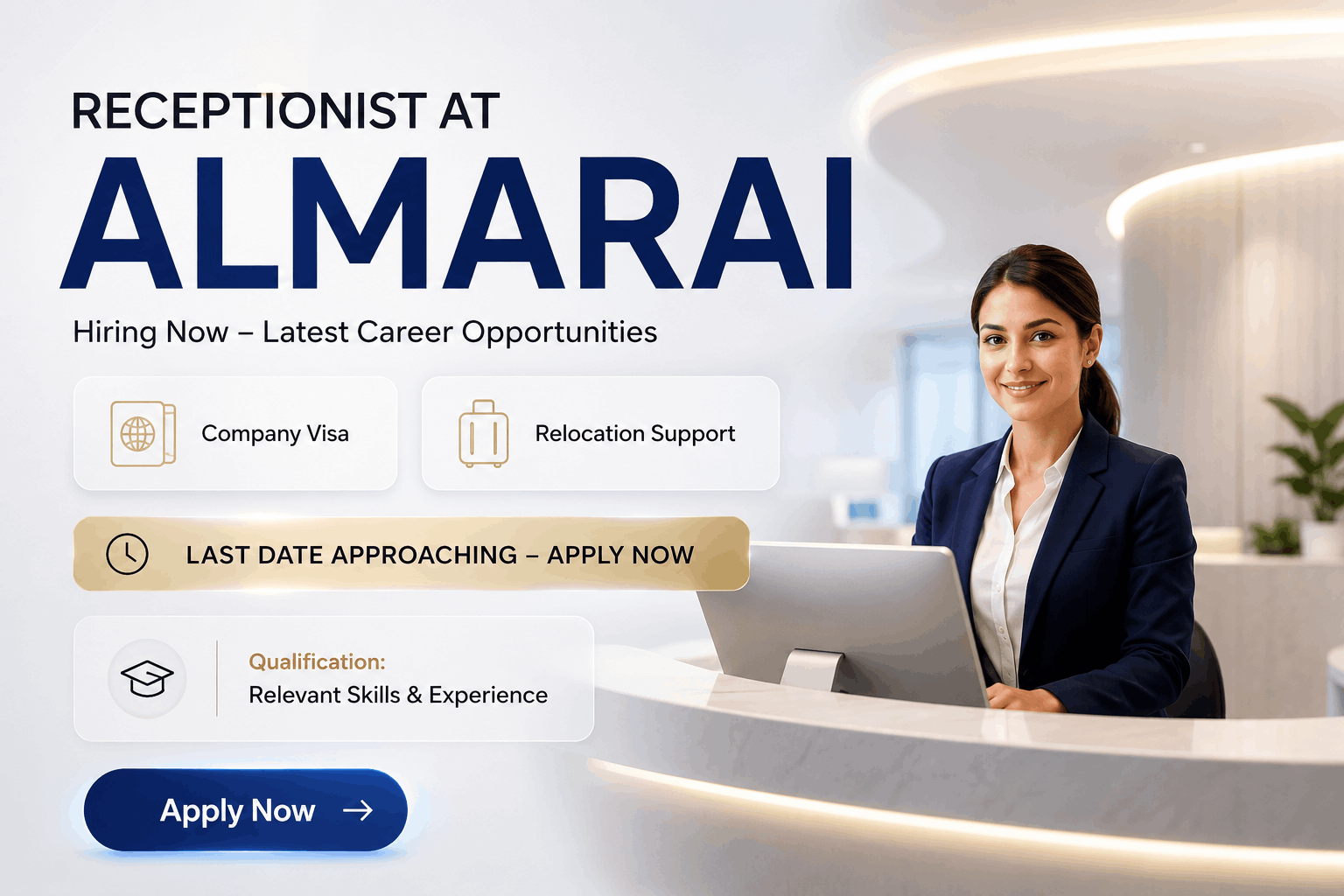 Receptionist At Almarai: