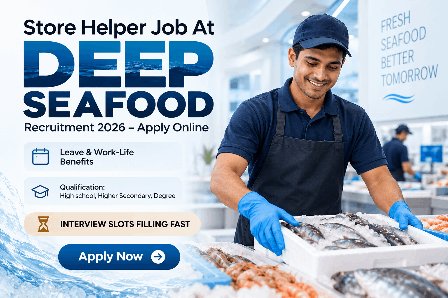 Store Helper Job At Deep Seafood