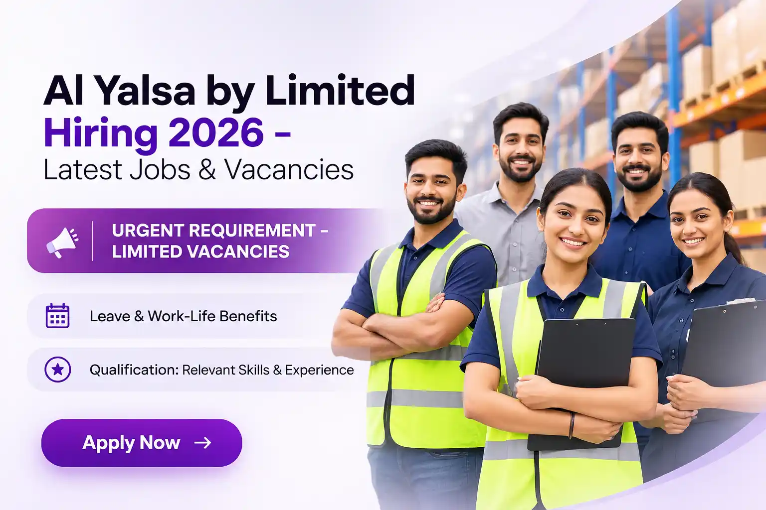 Al Yalsa by Limited Jobs : Waiter, Barista, Hostess & Commis Chef