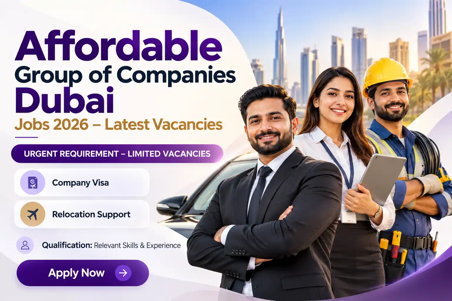 Affordable Group of Companies Dubai Jobs : MEP Technician, HVAC Tech, Electrician & Lifeguard